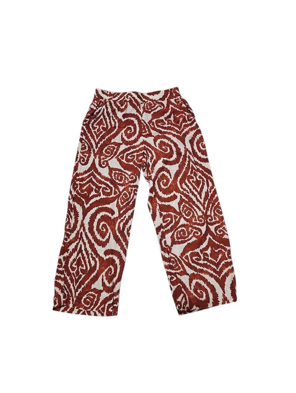 Christian Siriano Linen Blend Wide Leg Pants Medium
